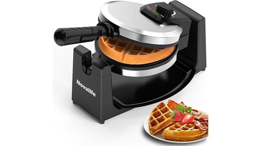 rotating non stick waffle maker