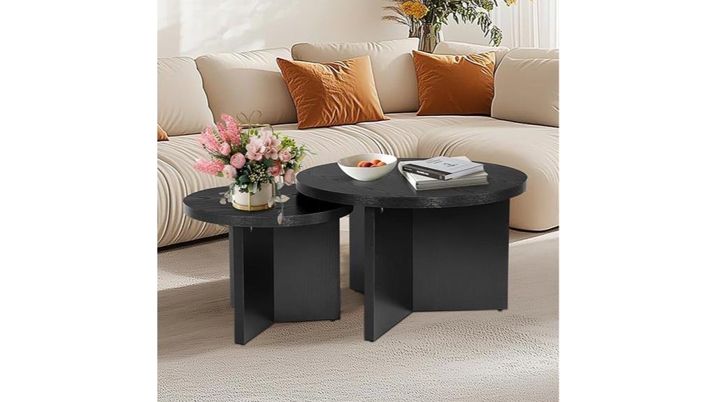 round nesting coffee tables