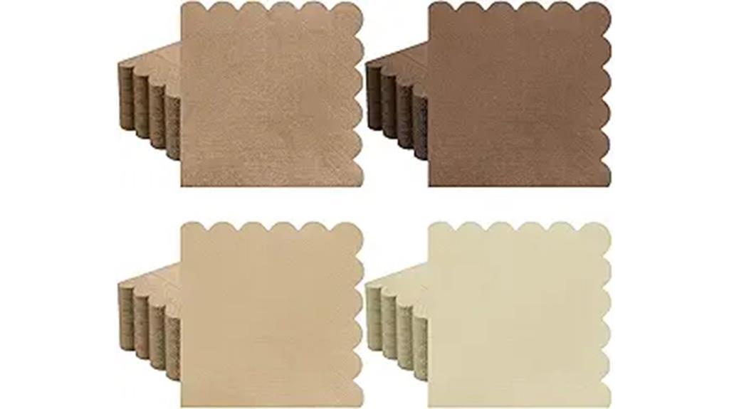 set of 100 cocktail napkins