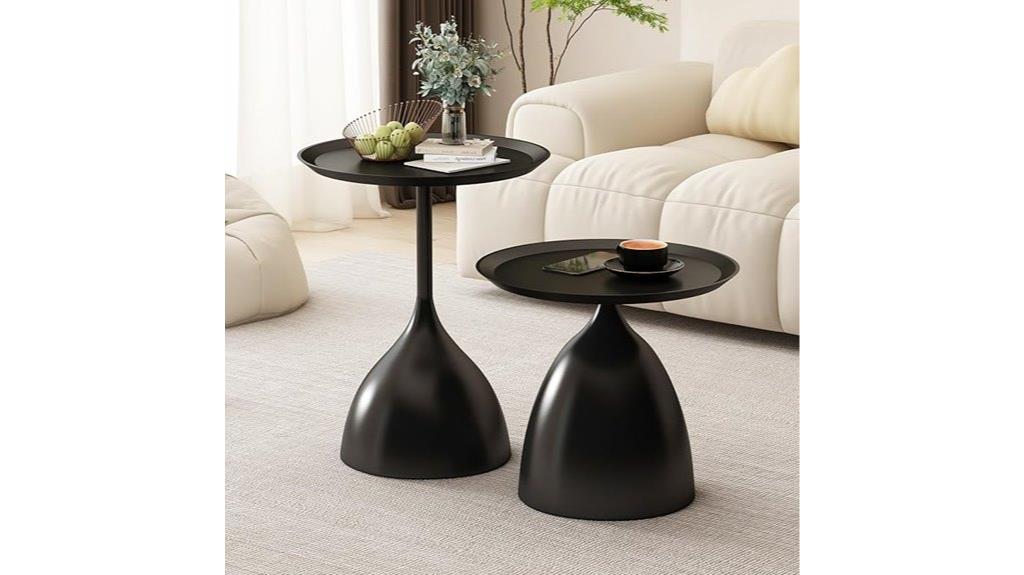 set of two nesting tables