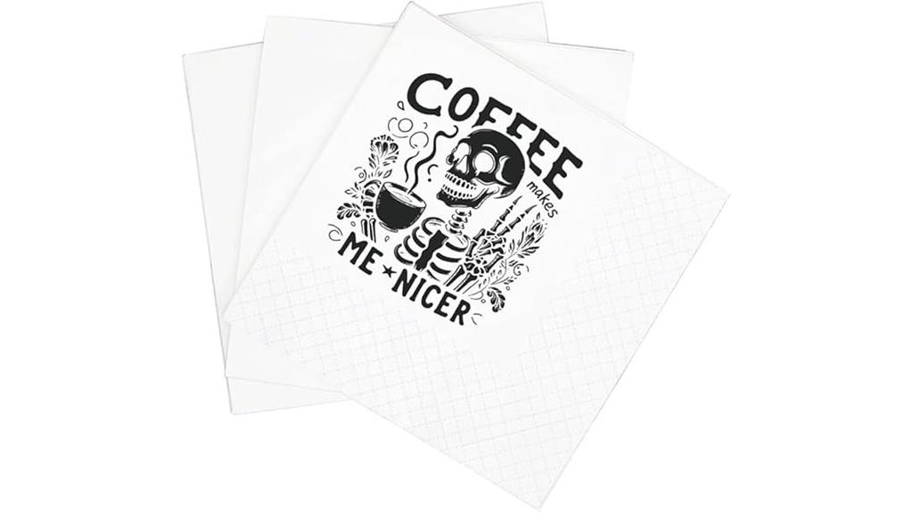 shark themed sarcastic napkins