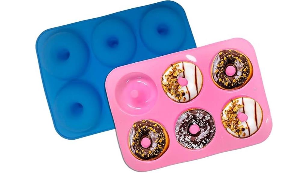 silicone donut baking molds