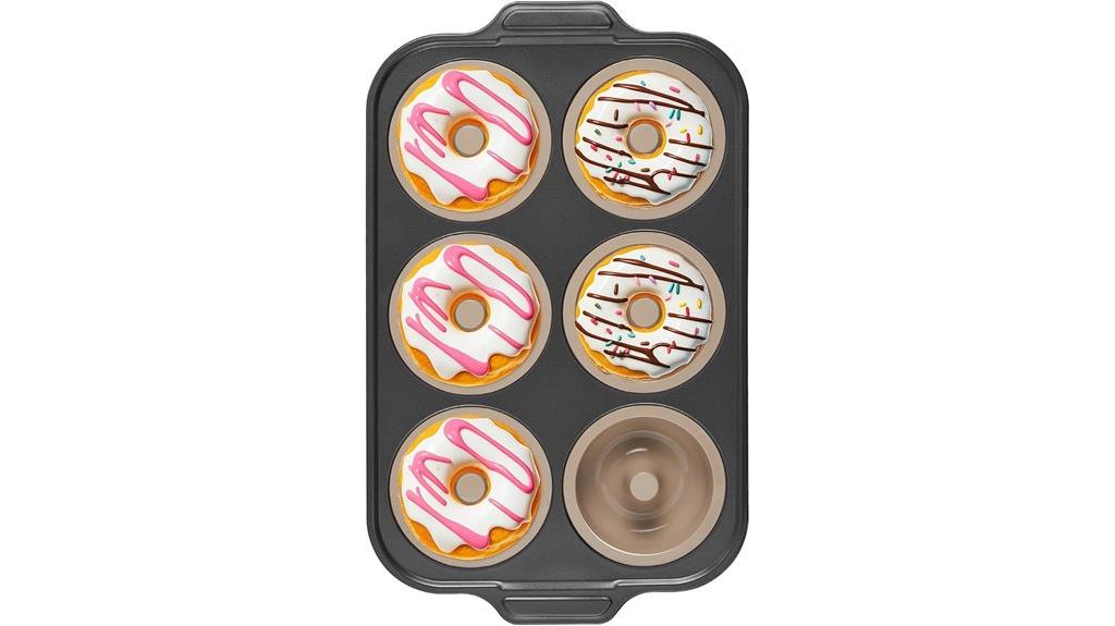 silicone donut baking pan
