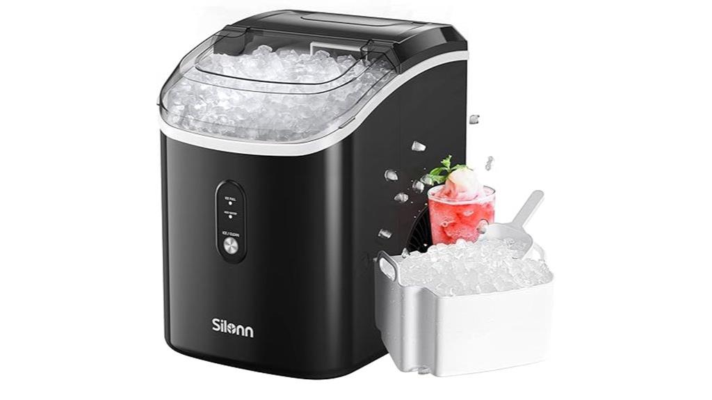 silonn black nugget ice maker