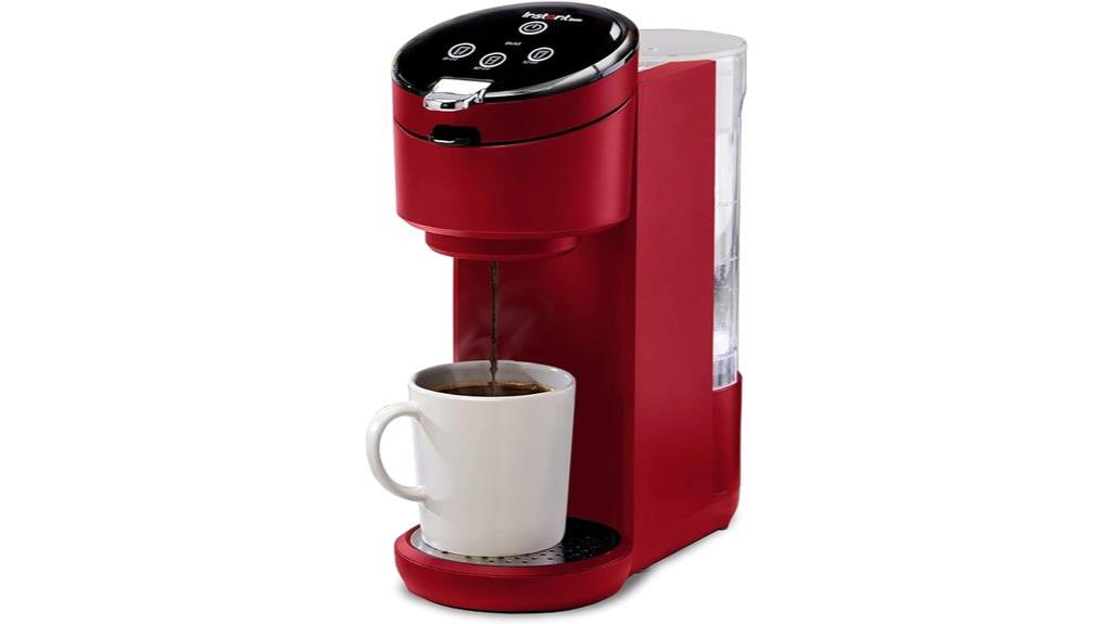 single serve coffee brewing device