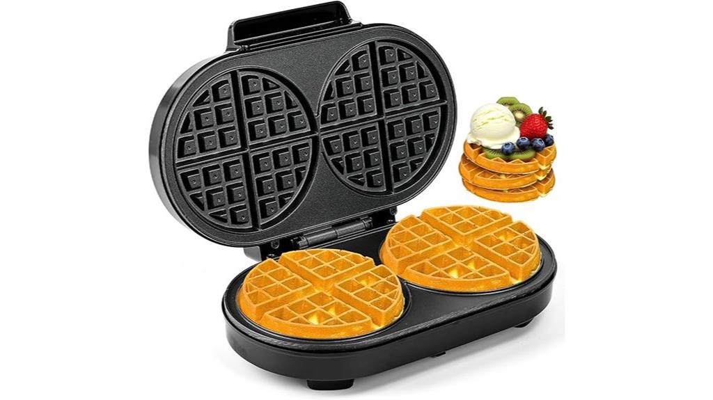six inch 1200w waffle maker