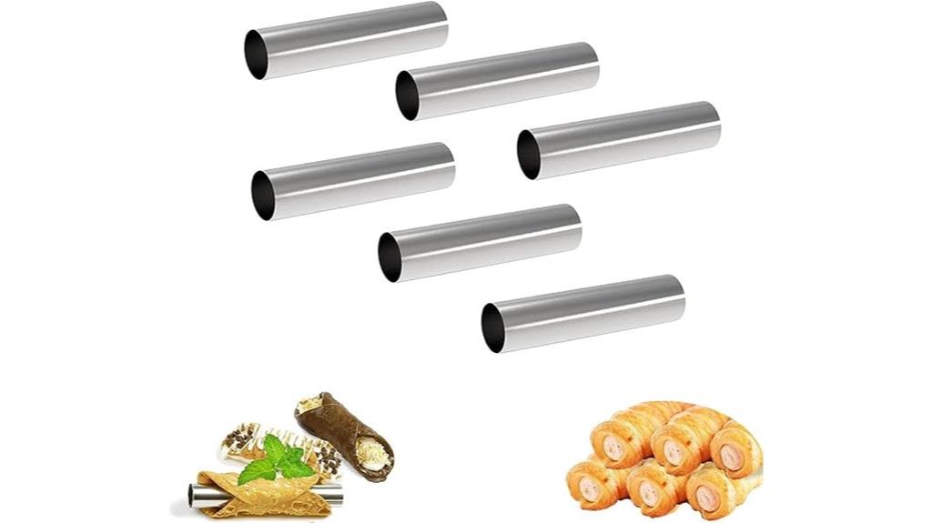 six piece non stick molds