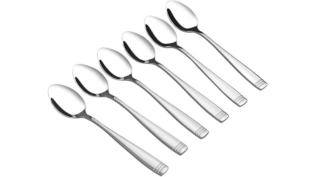 small stainless steel spoon set