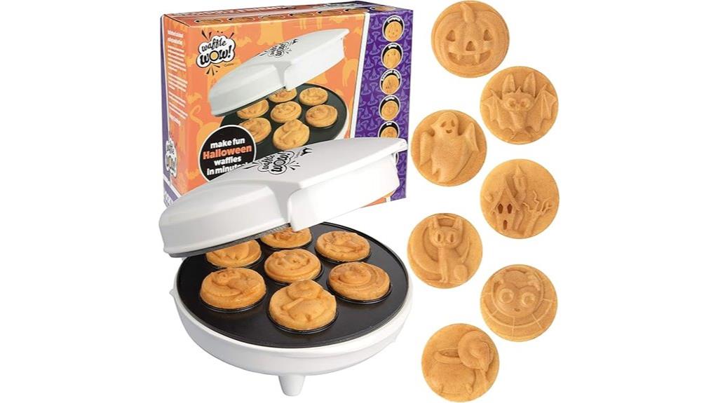 spooky halloween waffle maker