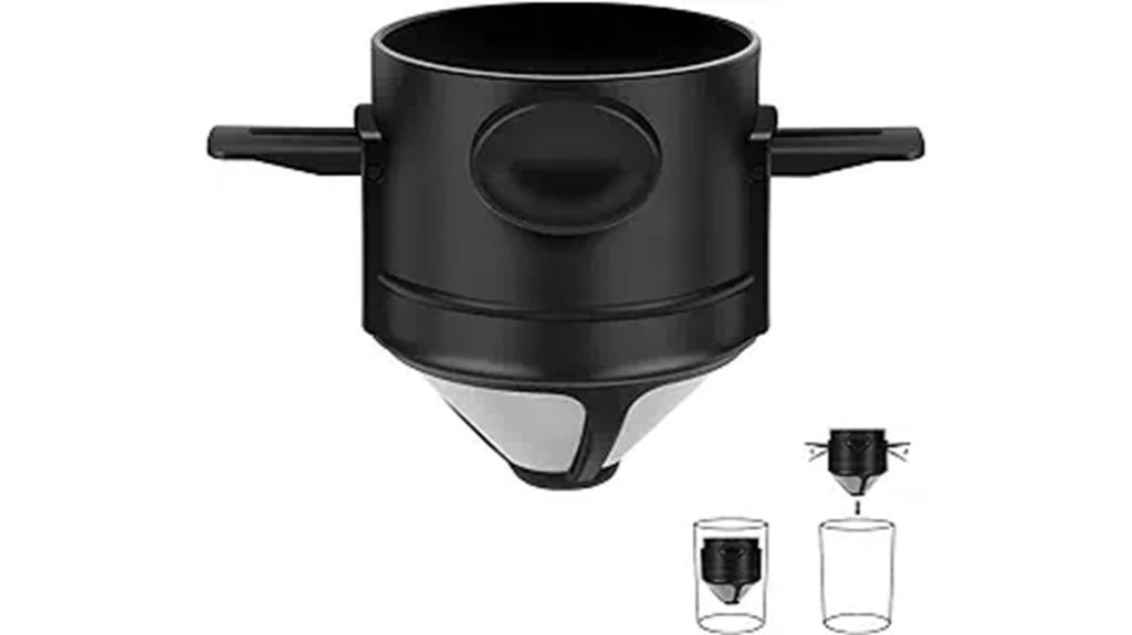 stainless steel coffee dripper