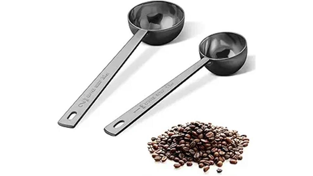 stainless steel coffee scoops