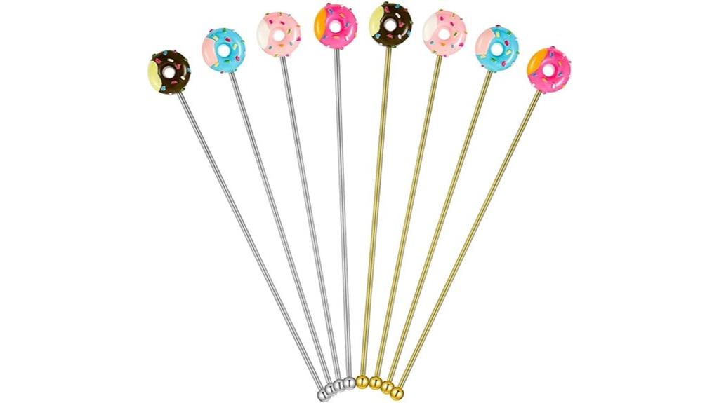 stainless steel donut stirrers