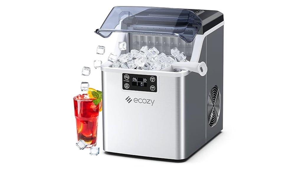 stainless steel ice maker