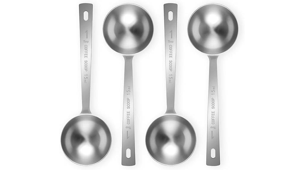 stainless steel measuring spoon set