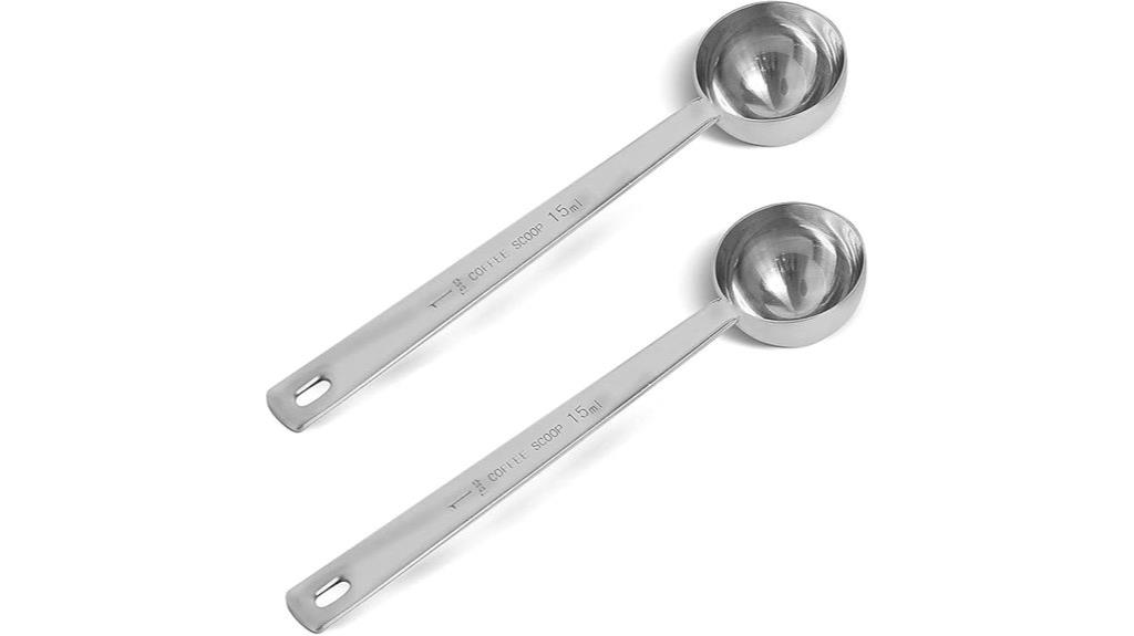 stainless steel measuring spoons