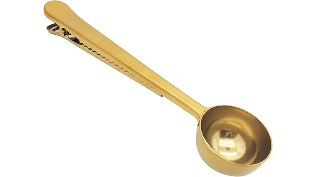 stainless steel scoop with clip