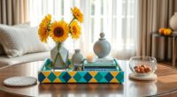 summer coffee table decor
