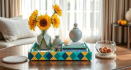 summer coffee table decor