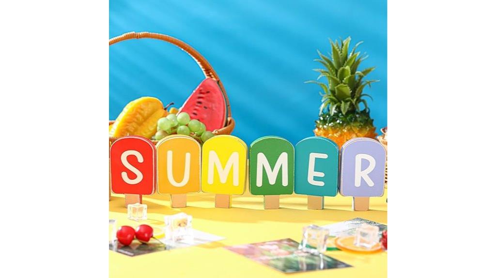 summer ice cream sign