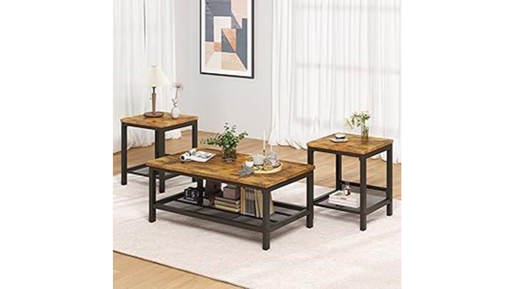 three piece living room set