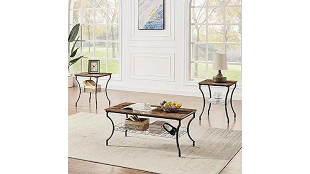 three piece living room set