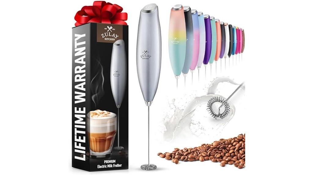 titanium motor milk frother