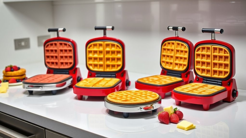 top easy clean waffle makers