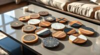 top stylish coffee table coasters