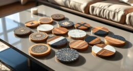 top stylish coffee table coasters