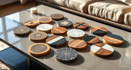 top stylish coffee table coasters