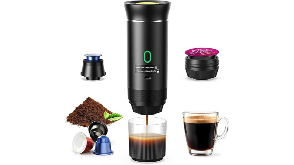 travel friendly portable espresso maker