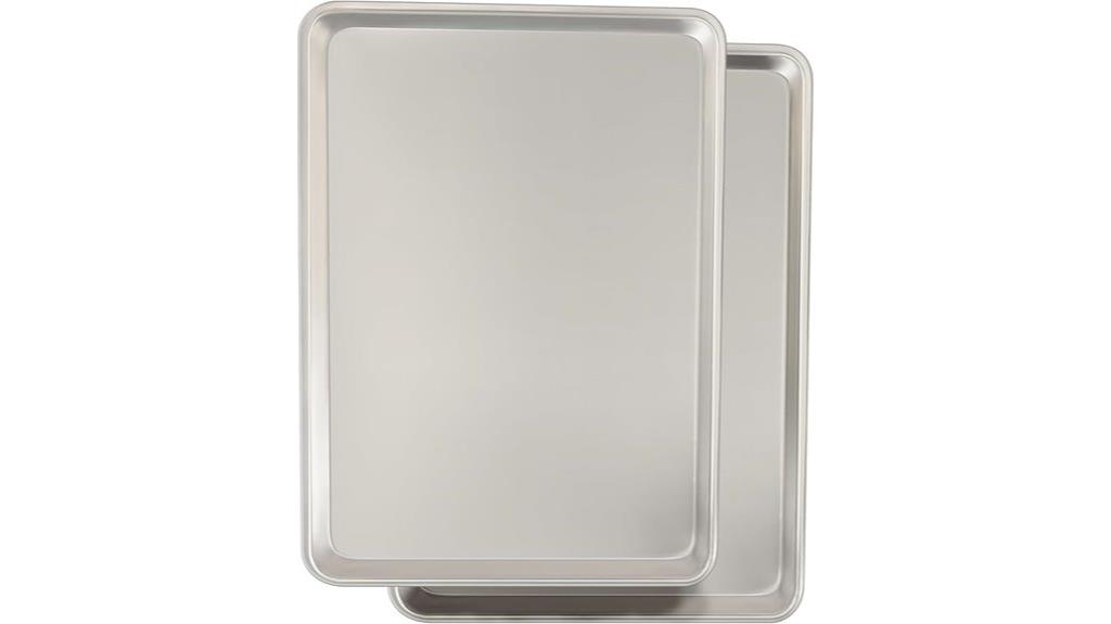 two 18x13 inch baking pans