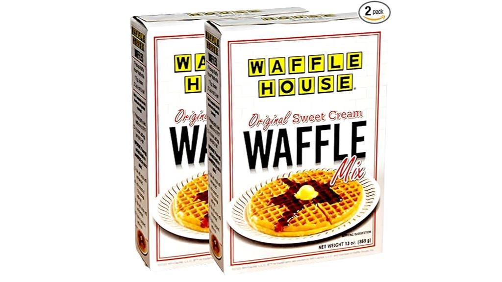 two pack waffle mix