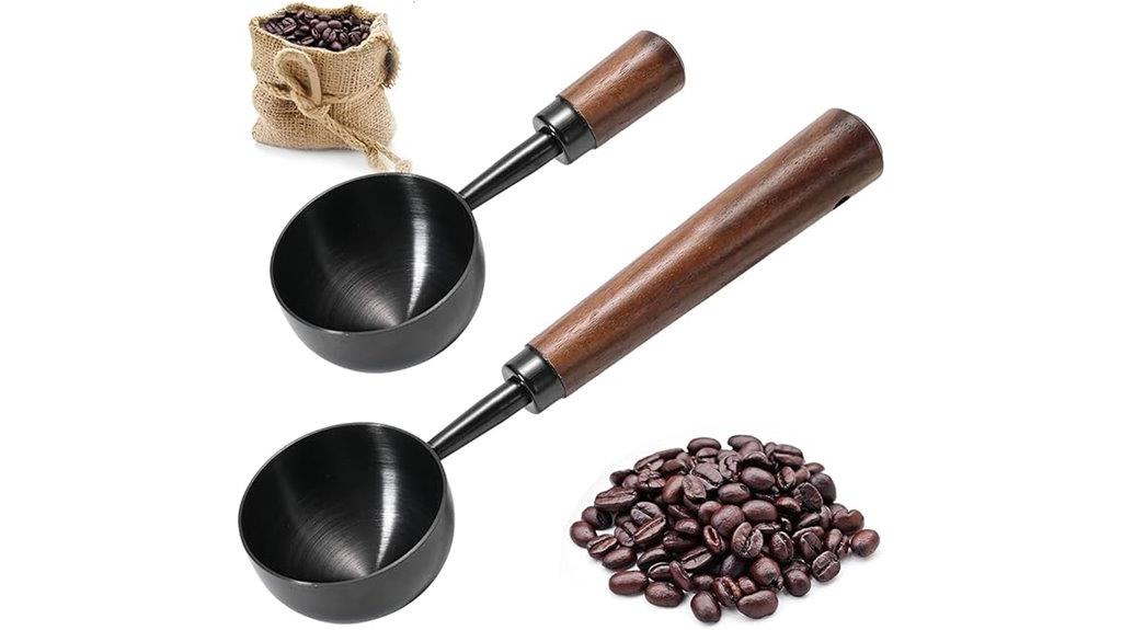 vintage wooden handle spoons