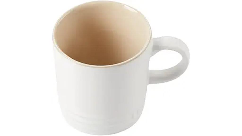 white 3 oz espresso mug