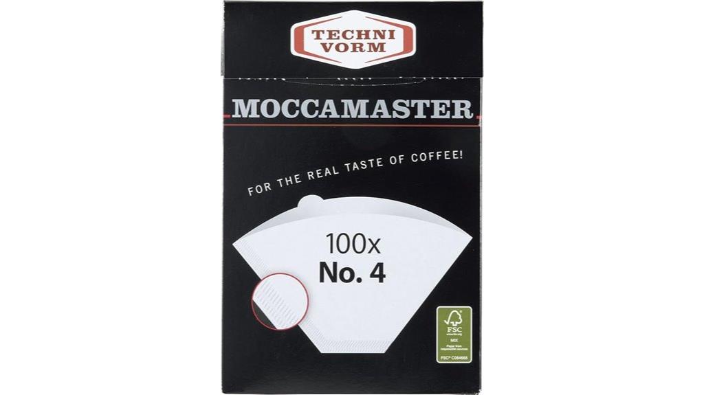 white paper coffee filters