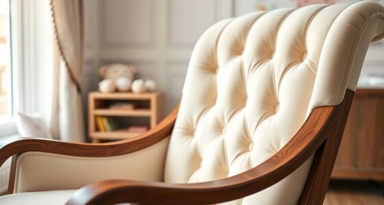 elegant comfortable nursery chairs