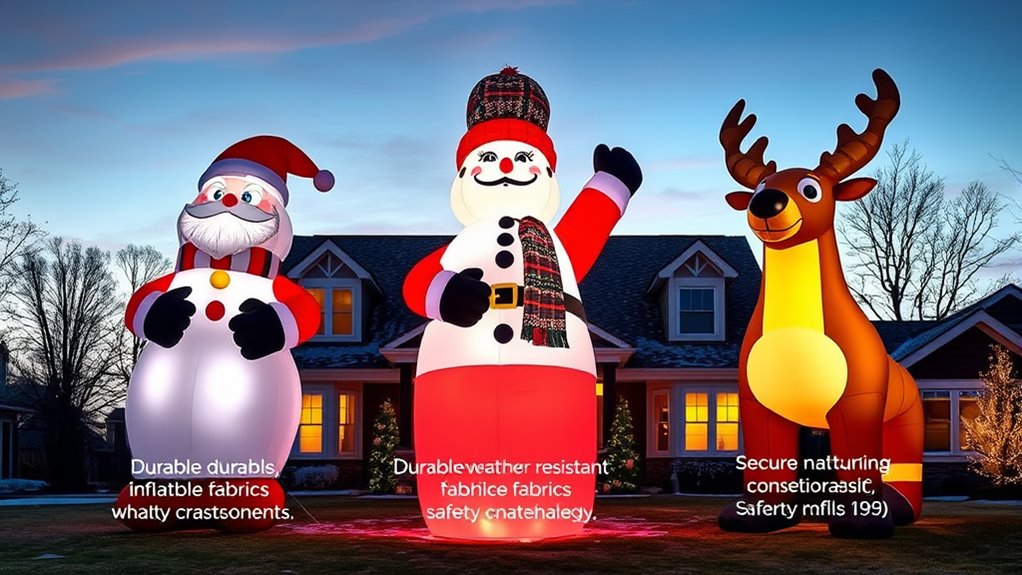 inflatable size durability features