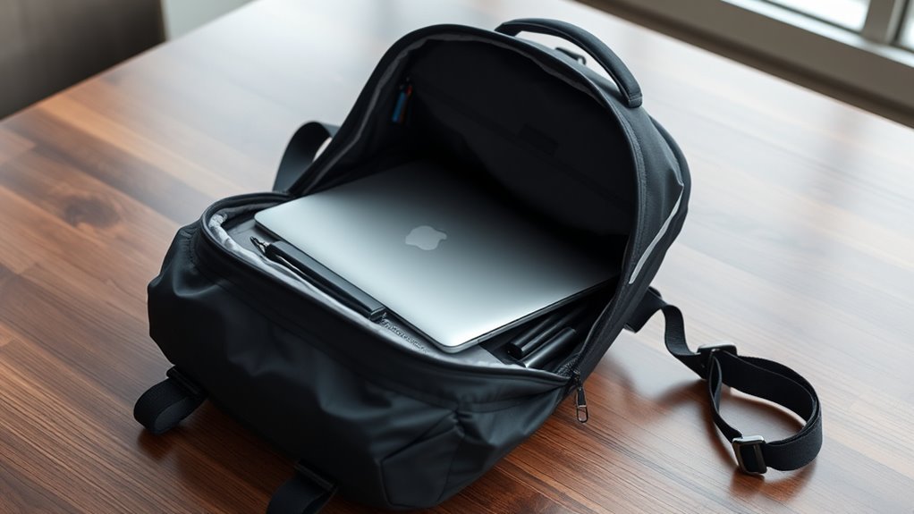 laptop compartment size suitability