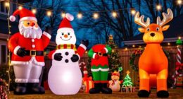 large holiday inflatable decorations