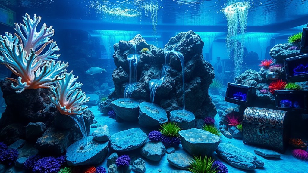 luxury aquarium accessory ideas