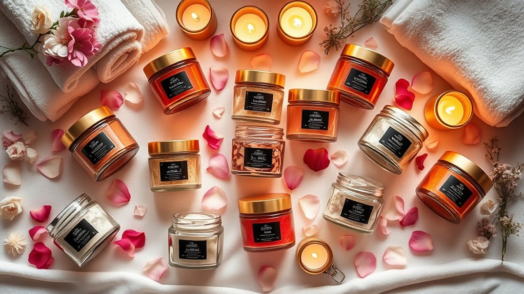 luxury body scrub collections