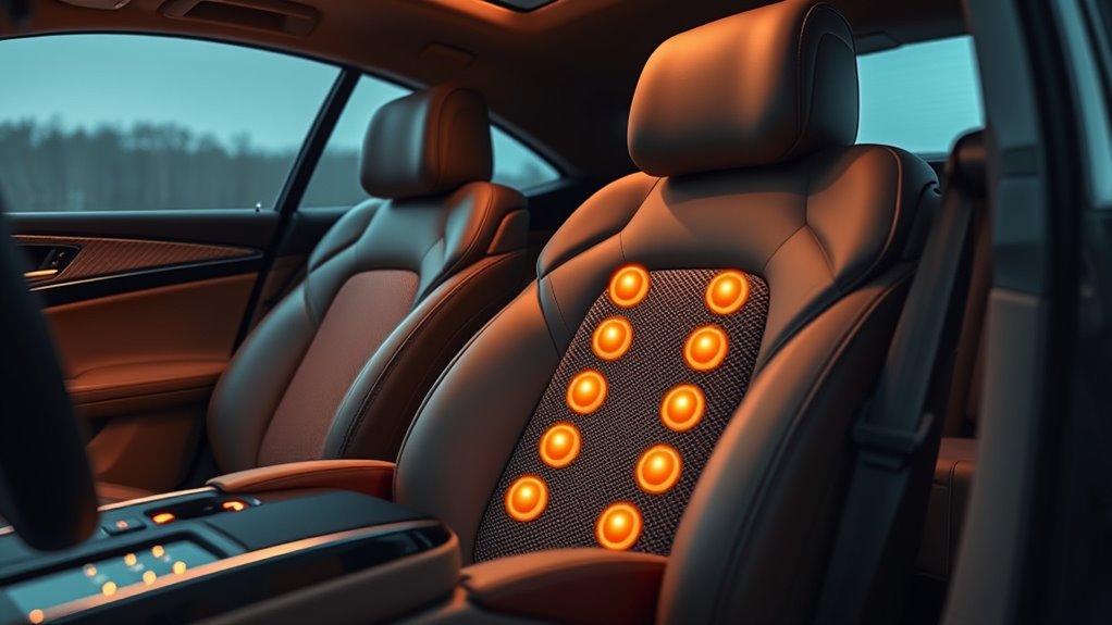 luxury car massage features