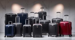 luxury durable travel luggage