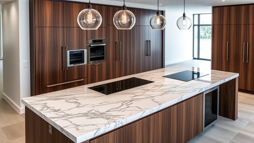 luxury kitchen island options