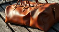luxury leather travel bags