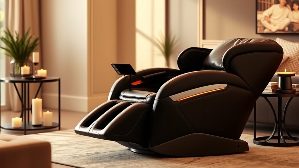 luxury massage chairs selection