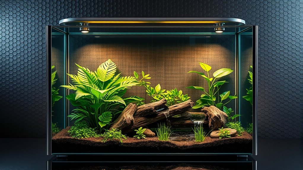 luxury reptile terrarium designs