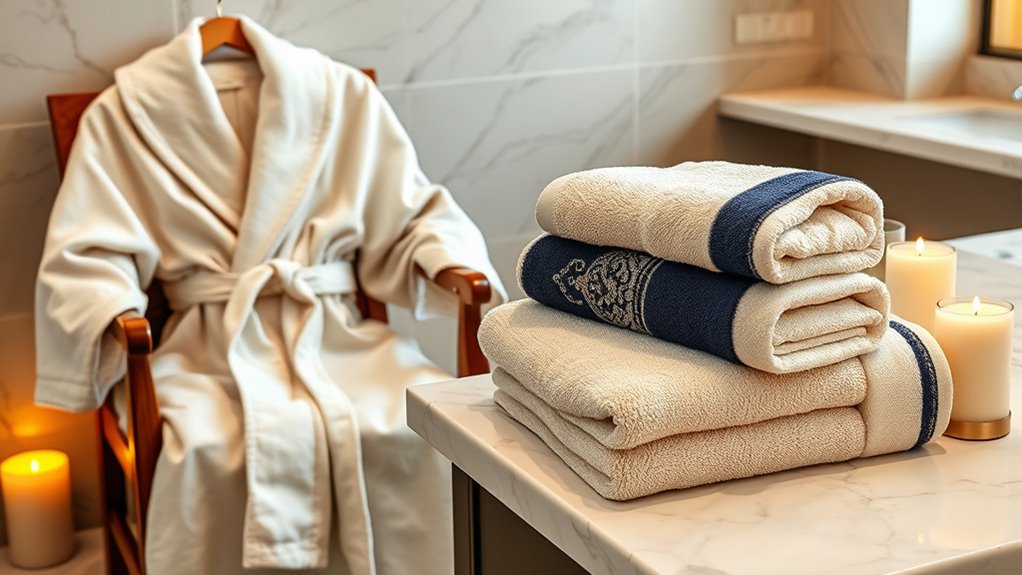 luxury spa robe sets