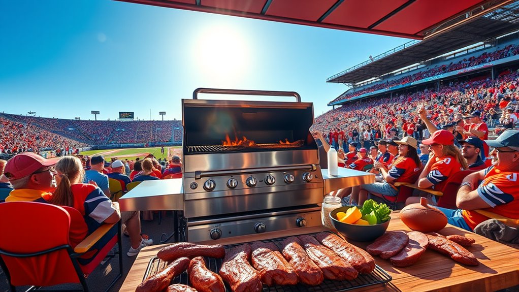 luxury tailgate grills 2025